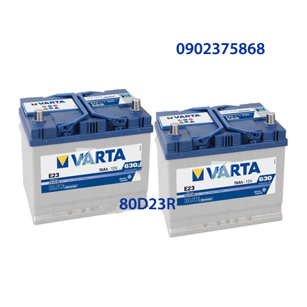 Varta 80D23R-(12V-70AH)